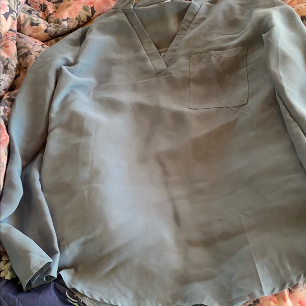 Light green blouse